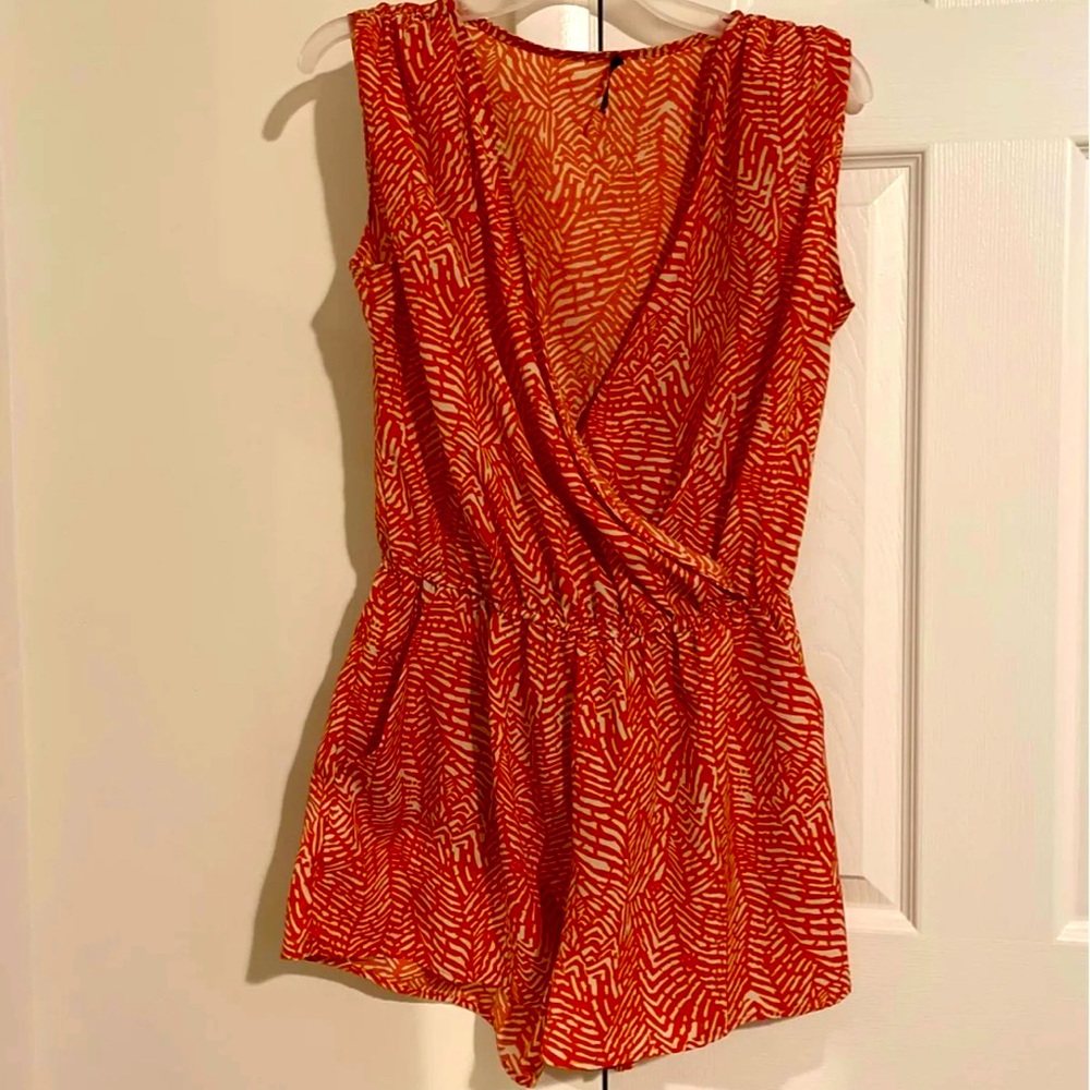 Orange romper